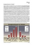 Energieverbrauch Verkehr Schaubilder und Illustrationen zu Wirtschaft und Politik
