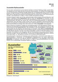 Schaubilder, Diagramme und Illustrationen. Themen Innenpolitik, Zuwanderung, Innere Sicherheit, Migration, Aussiedler,Asylanten