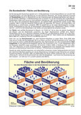 Fläche und Bevölkerung Schaubilder, Diagramme und Illustrationen. Themen Innenpolitik, Zuwanderung, Innere Sicherheit, Migration, Aussiedler,Asylanten