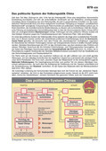Politisches System Chinas Schaubilder, Diagramme, Tabellen und Illustrationen zu Wirtschaft und Politik