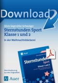 Sternstunden Sport - Klasse 1 und 2 Lehrer Arbeitsblätter Adventszeit / Weihnachten