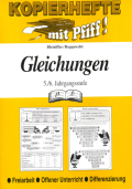 Mathematik Arbeitsblätter Gleichungen 5./6. Klasse